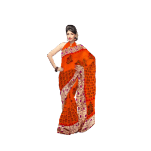 Red Women Saree